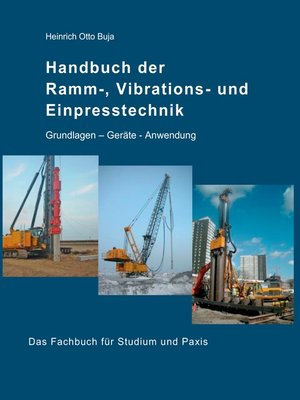 cover image of Handbuch der Ramm-, Vibrations- und Einpresstechnik